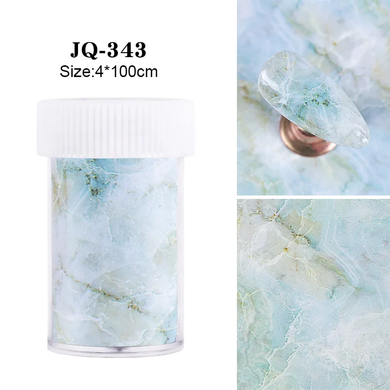 jq343foil 1 шт., 4*100 см, лазерная голографическая наклейка для ногтей со змеиной кожей, переводные наклейки из фольги, клеи для ногтей, аксессуары, наклейки - Цвет: jq343foil