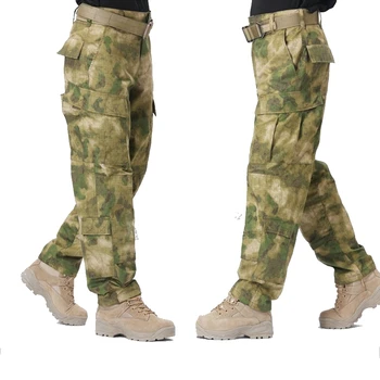 

Men's Outdoor Hiking Trekking Pants Tactical Waterproof Camouflage Trousers Army Military ACU Climbing Hunting Combat Clothing