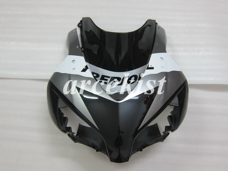 Литьевая Форма ABS мотоцикл Полный обтекатели комплект подходит для HONDA CBR1000RR 2004 2005 04 05 CBR1000 1000RR на заказ серебряный черный