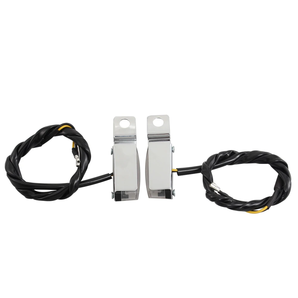 Najtaniej Z przodu z tyłu LED Mini włącz sygnał świetlny migacz wskaźniki światła dla Harley Bobber Honda Yamaha Cafe Racer skuter ATV Motocross