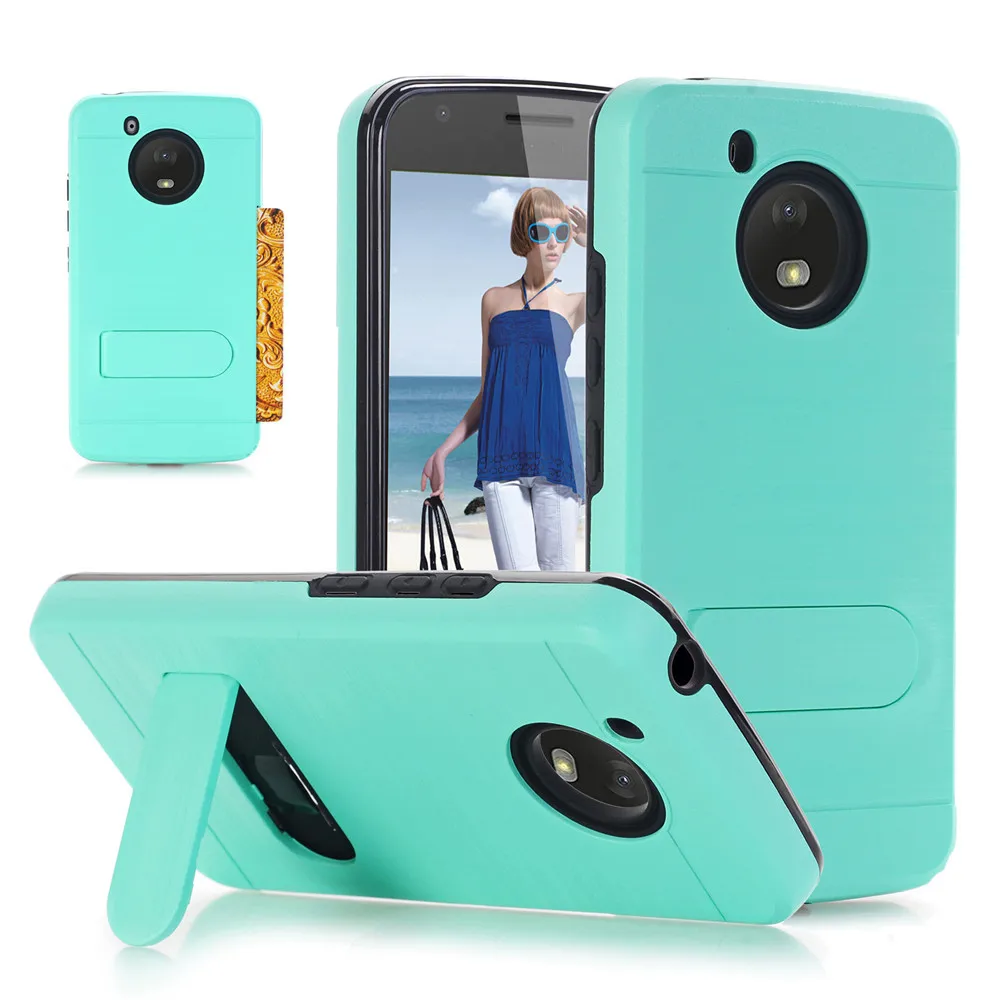 Mint Green Карта, карман, держатель, чехол-кобура, защитный чехол для MOTO E4, последняя горячая дикая S99 - Цвет: Mint Green