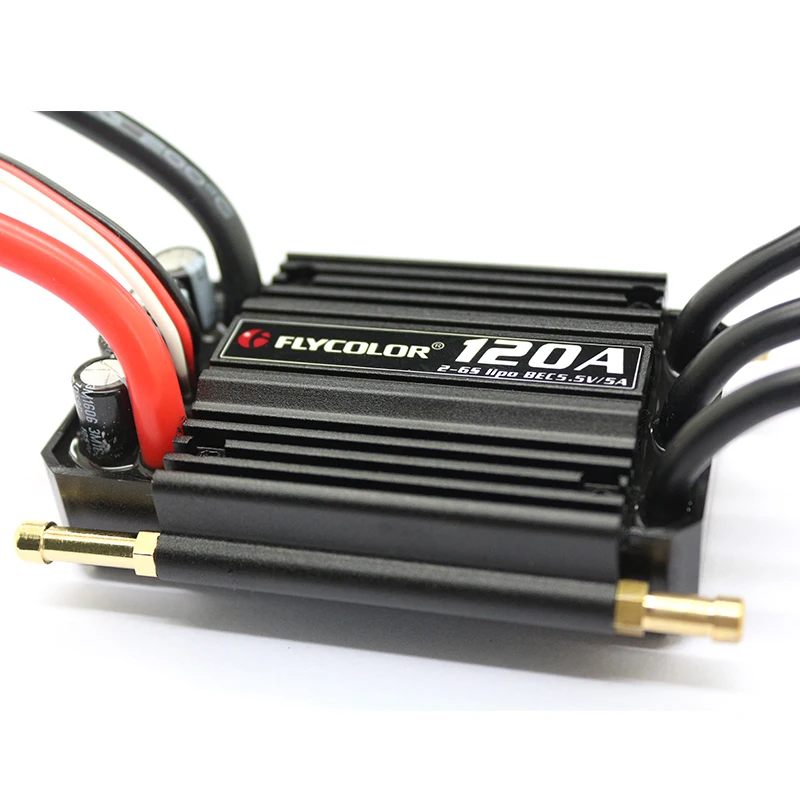 Радиоуправляемые лодки Flycolor 50A 70A 90A 120A 150A бесщеточный ESC 2 6S водонепроницаемые с