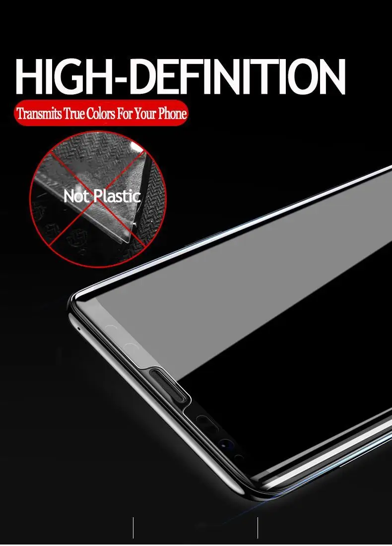 УФ-закаленное стекло для samsung Note 10 Pro 9 8 S9 S8 S7Edge 5D полножидкий клей-экран протектор для samsung Galaxy S10E S10 Plus