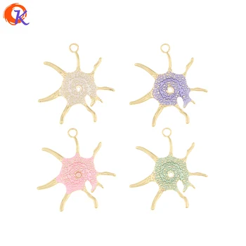 

Cordial Design 50Pcs 31*33MM Jewelry Accessories/Charms/Hand Made/Shell Shape/Paint Effect/DIY Making/Earring Findings/Pendant