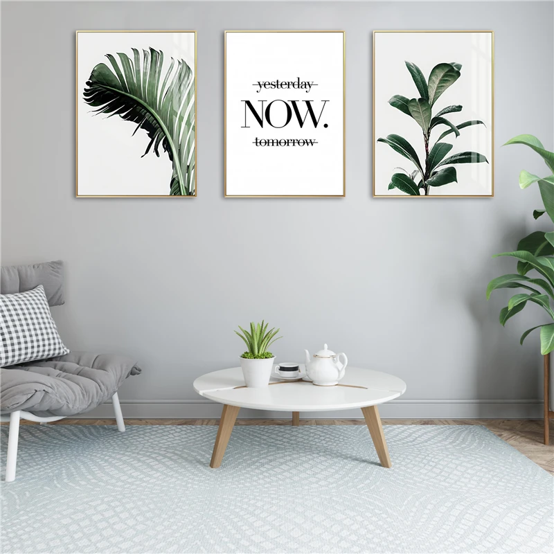 SEAAN-Nordic-Pineapple-Green-Leaves-Canvas-Painting-Wall-Art-Home-Decoration-Posters-and-Prints-Plant-Pictures (2)