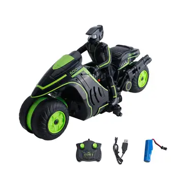 

2.4G RC Stunt Motorcycle Left-right Drift 360 Degrees Rotation Remote Control Electric Motorcycle Toy About 30 Meters Distance