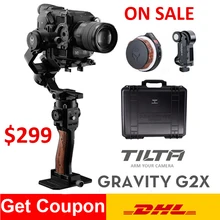 TILTA Gravity G2X TILTAMAX компактный ручной карданный 3-осевой Стабилизатор камеры DSLR Объективы для камер SONY CANON Nikon беззеркальных цифровых зеркальных фотокамер GH5 5D3