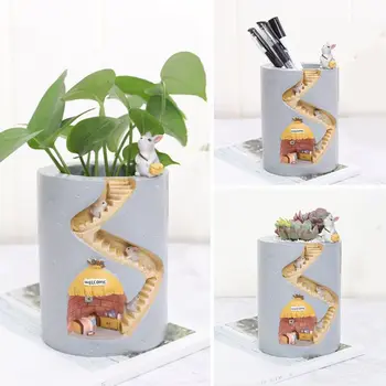 

Resin Crafts Flower Pots Home Home Gardening, Shopping Mall Decoration