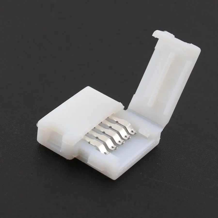 DC 5V 12V 24V LED Strip connecter 2pin 3pin 4pin 5Pin Connector Single RGB Led strip Connector For 2835 5050 RGB RGBW LED Strip