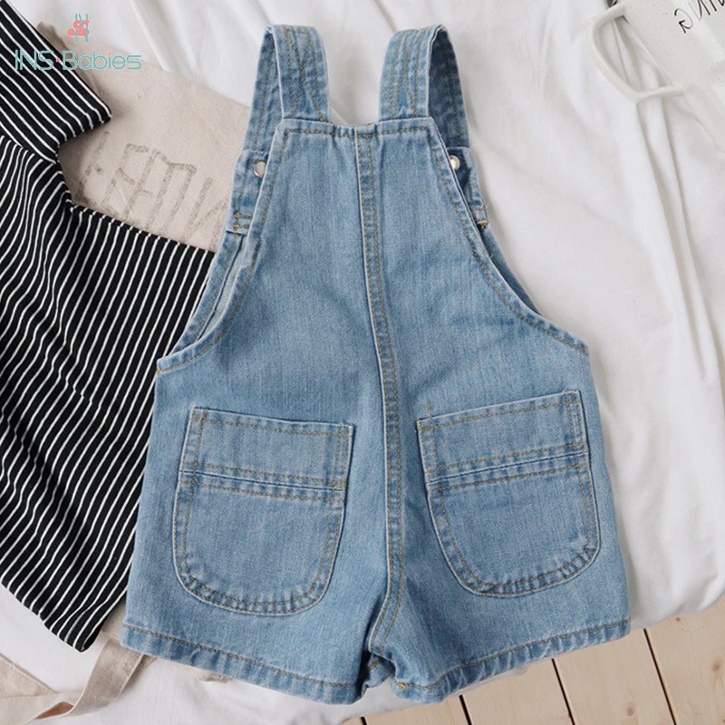 baby boy blue jean overalls