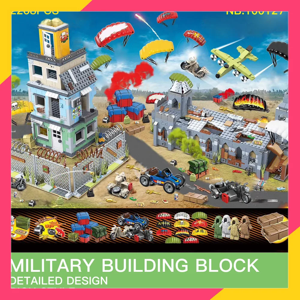 Совместим с конструктором lego 100127 военные строительные блоки для армии 2 мировая
