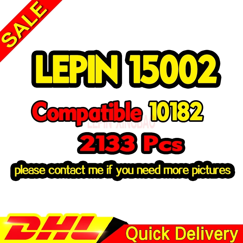

LP 15002 Cafe Corner LP 15019 4002 Pcs City Street Model Building Blocks Bricks Kits lepinings Toys 10182 10225