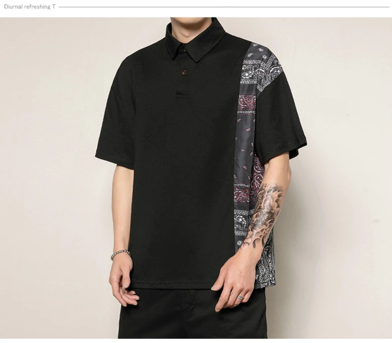 camisa polo casual de verão para camisa polo estampada designer de camisa polo manga curta de respirável