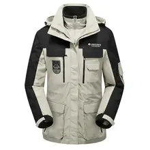 Женский Повседневный с капюшоном зимний теплый для катания на лыжах Лоскутная куртка Осенняя спортивная куртка с подкладкой на молнии