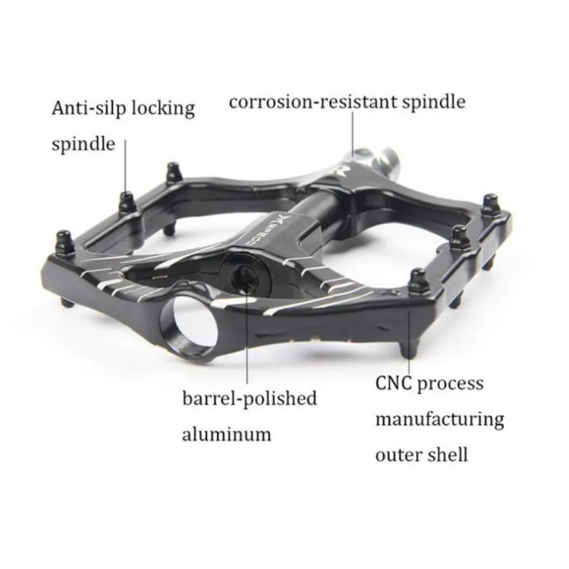 Подшипники велосипедные педали противоскользящие педали алюминиевые педали для велосипеда Сверхлегкие MTB горный велосипед аксессуары
