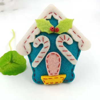 

Gingerbread House Candy Cane Holly Plant Decoration Gadget Wooden Die Cut For DIY Scrapbooking Leather Cards Crafts Making 2020