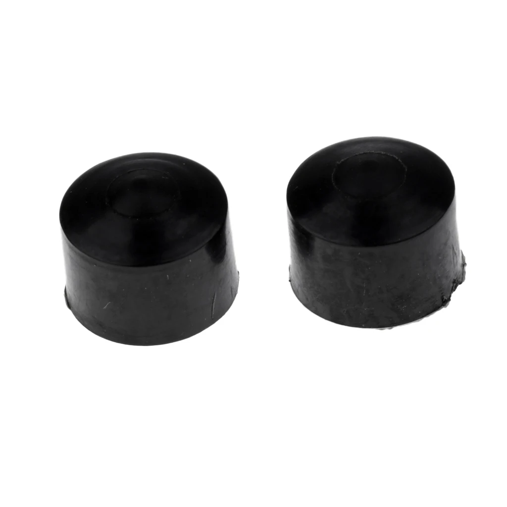 2 Pcs Replacement Pivot Cups - for Longboard / Skateboard Truck - Black - Rubber 16&times;10 mm