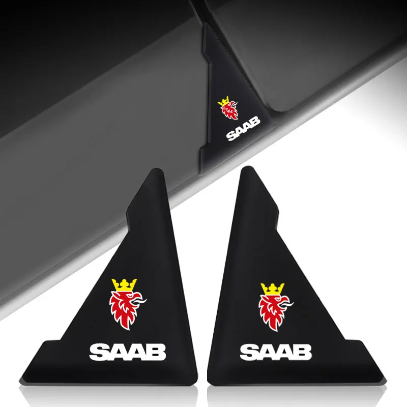 2pcs Car Door Corner Protection Sticker Anti-Collision Protector For SAAB SCANIA 9-3 93 9-5 9 3 9000 5 Emblem Accessories | Автомобили и
