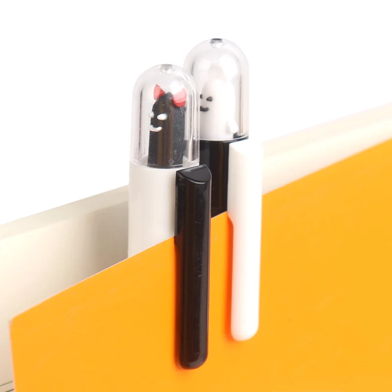 

24 pcs/Lot hiding angle&demon gel pen ballpoint 0.5mm Black color gift Office accessories school supplies FB816