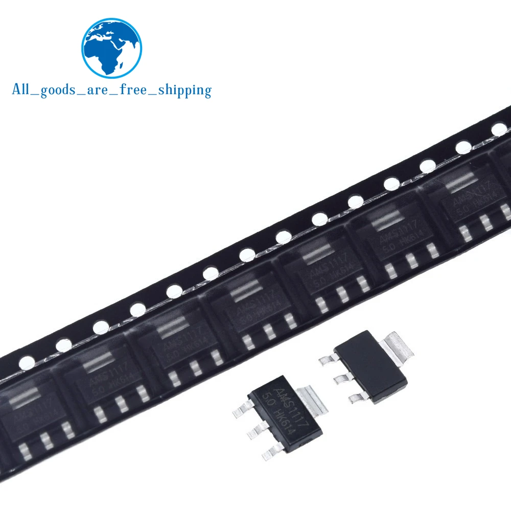 Lote de 10 unidades de la serie AMS1117, AMS1117 3.3V, AMS1117 ADJ ...