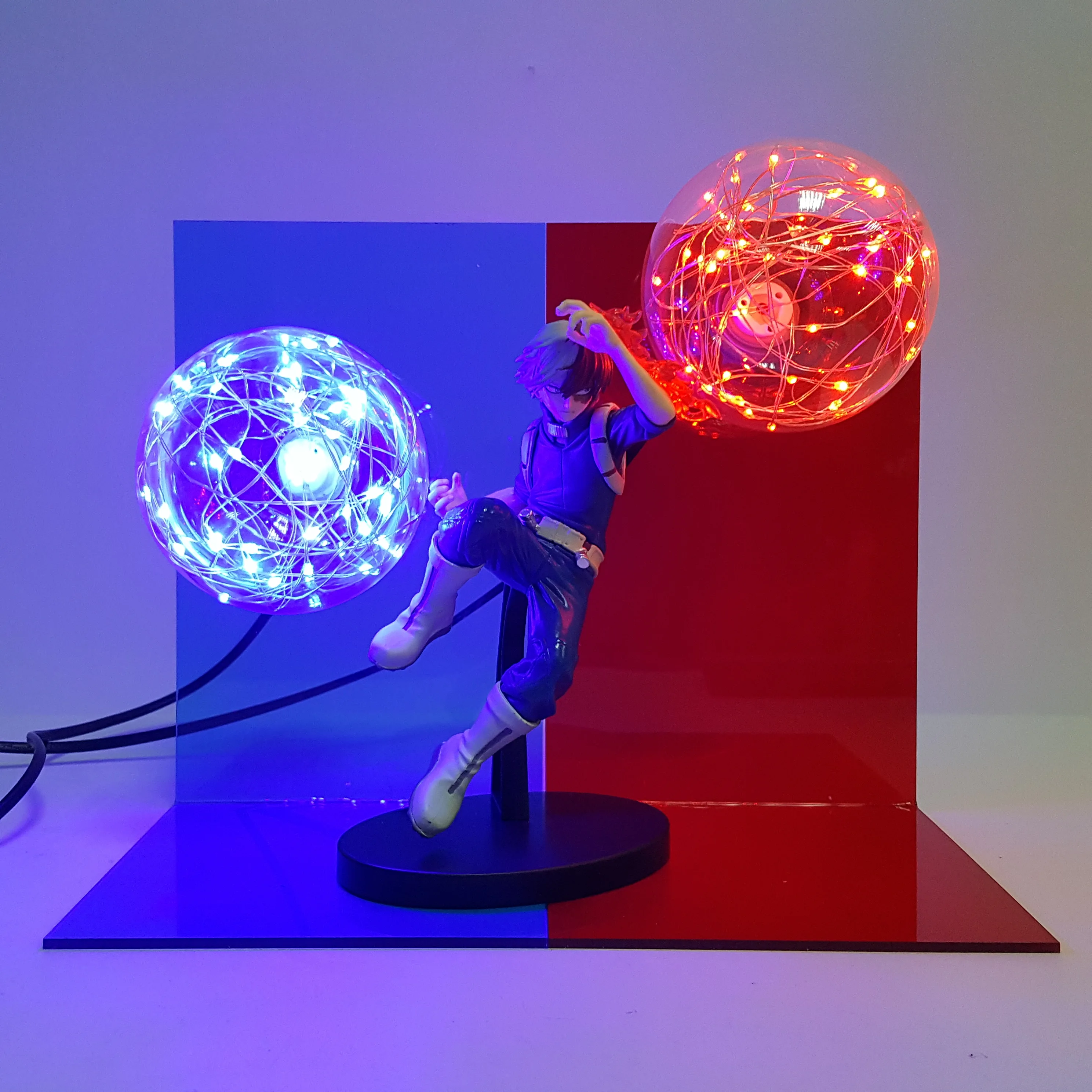 Мой герой игрушечных пластиковых экшн фигурок из Todoroki шото светодиодный ледяной