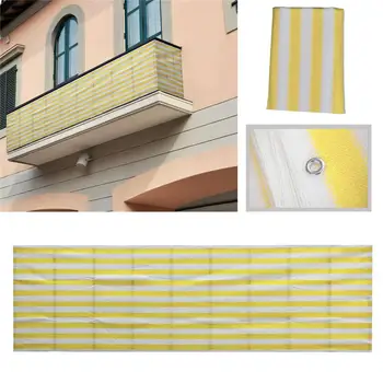 

2020 New Privacy Screen Fence Heavy Duty Fencing Mesh Shade Net Cover With 22 Ties For Balcony Garden Backyard