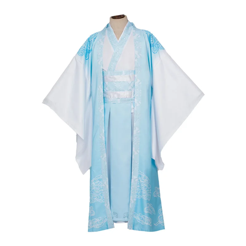 Mo Dao Zu Shi сериал Lan Wangji косплей костюм полный набор hanfu парик обувь костюмы древний Китай Хэллоуин carvinla Вечерние