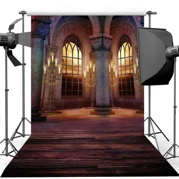 

Retro Castle Palace Window Photography Background Vinyl Backdrop Wedding Birthday Art Portrait Studio Photo Prop Portrait photo