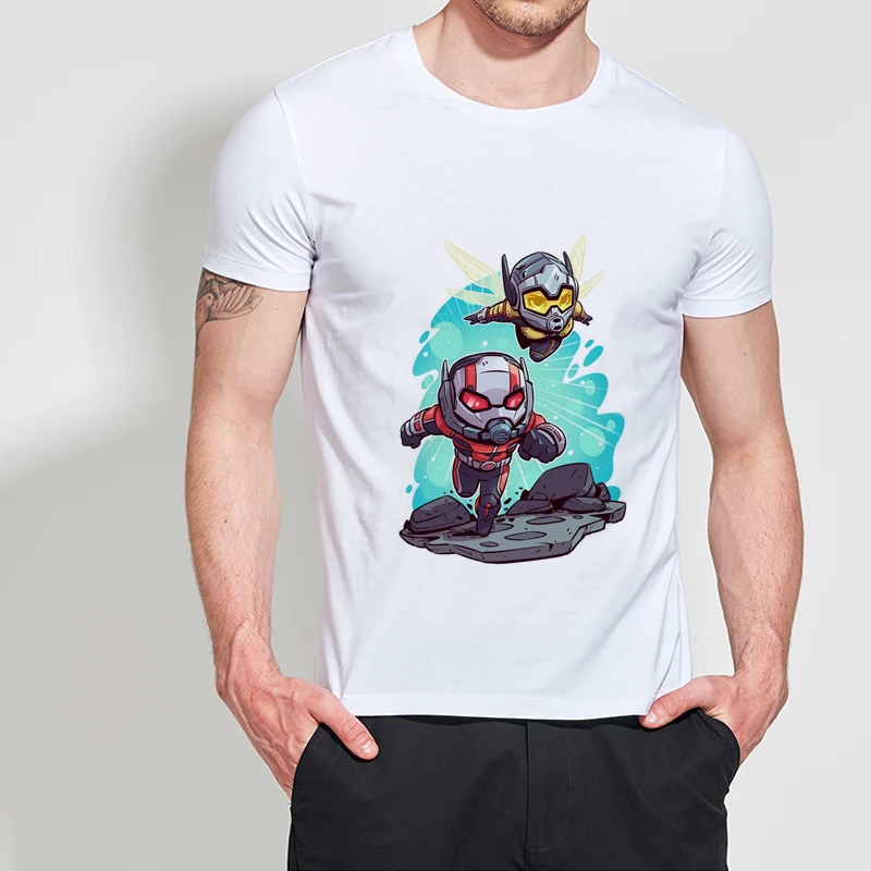

Lus Los Fashion NEW Marvel Super Heroes Avenger series Superman print T shirt Men Short Top T shirt 2019