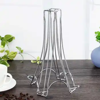 

New Practical Coffee Capsule Holder Eiffel Tower Shape Stand For 40 Nespresso Capsules Storage Coffee Pod Holder