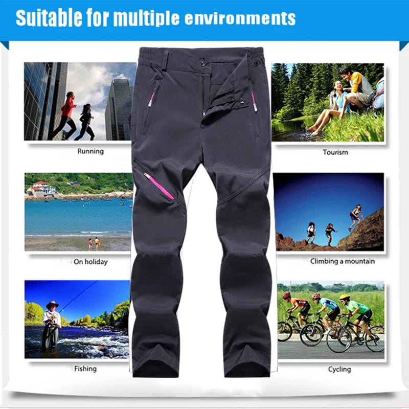 old navy capris Outdoor Women Breathable Quick Dry Trousers Trekking Skiing Summer Spring Casual Waterproof Pants Female Stretch Softshell WAP20 leather pants