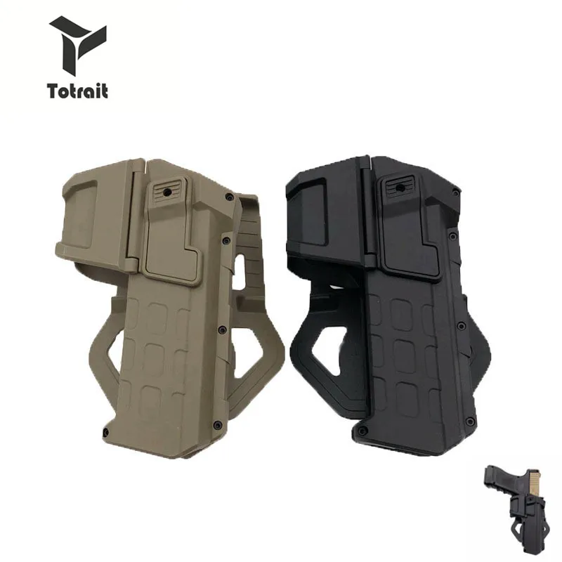 Тактическая подвижная кобура для пистолета 1911 и Glock с фонариком или лазерным