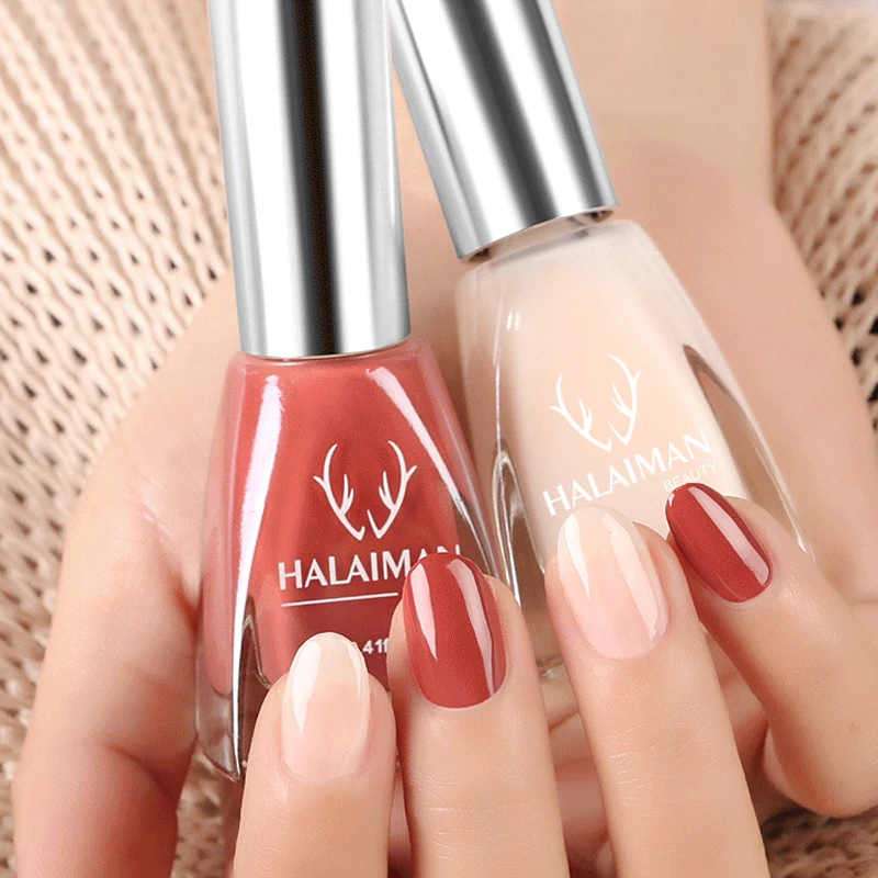 Bright Oily Unpeelable Nail Polish Long Lasting Waterproof Nail Art 19 Color Optional