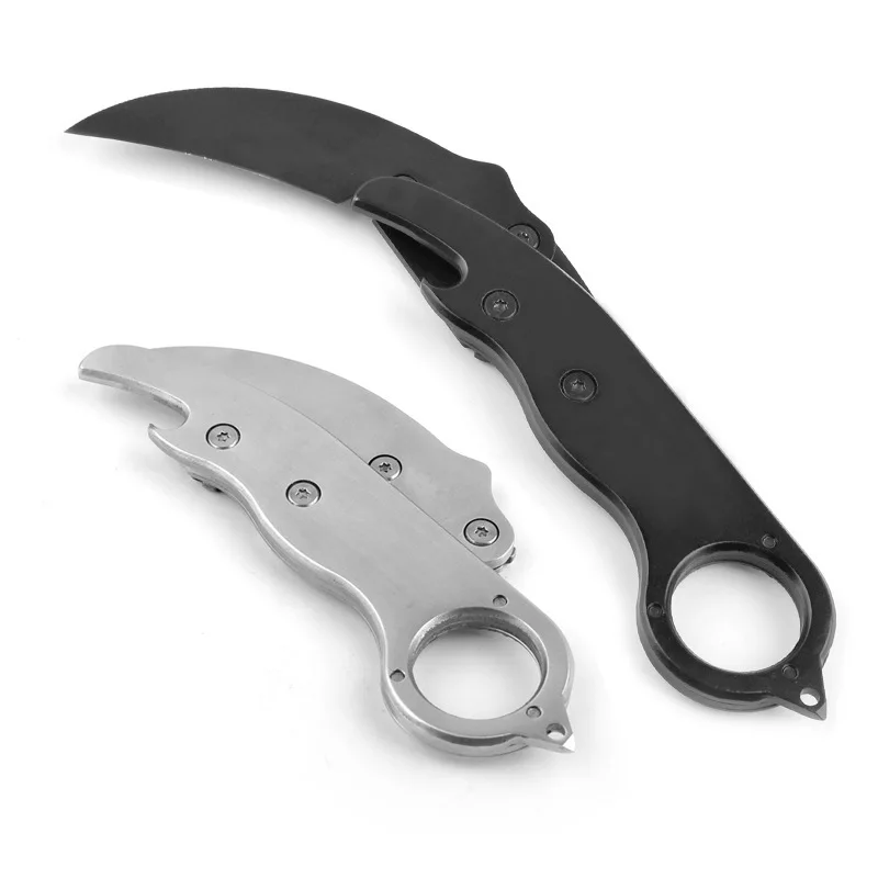 CS GO складной нож коготь 440C Лезвие Karambit для выживания тактические охотничьи