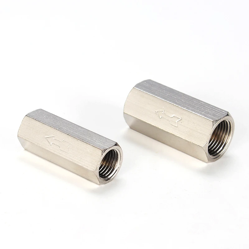 Латунный пневматический клапан BSP 1 шт. латунный 1/8 &quot1/4" 3/8 &quot1/2" с резьбой