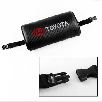 

Car Interior 1Pcs Car Seat Adjustable PU Leather Headrest For Toyota CHR Corolla Camry Auris Avensis T25 Yaris RAV4 Accessories