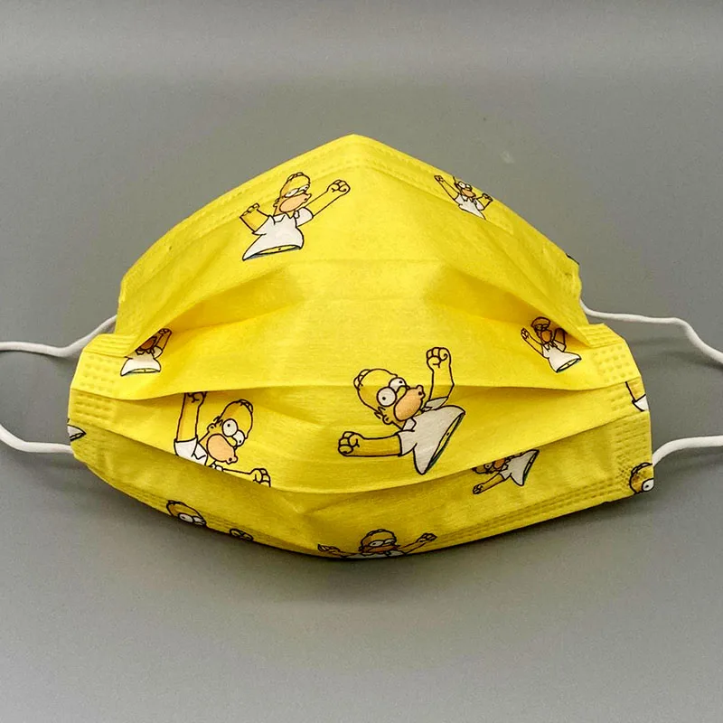 Рисунок 2 - Одноразовая защитная маска для взрослых Disney Simpson