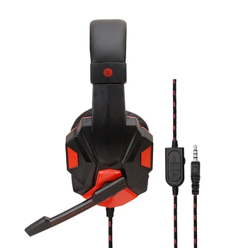 

Over Ear PC Computer Multifunction Headphones Universal For Laptop Home Internet Bar With Mic Game Console Stereo Gaming Headset