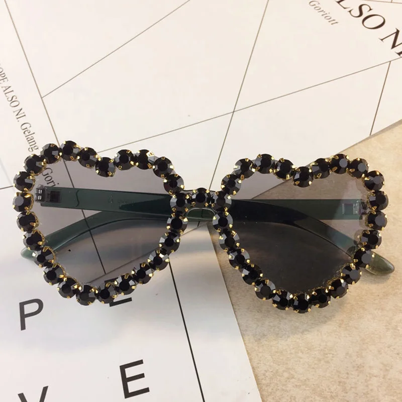 023 Super Cateyes, винтажные, вдохновленные, модные, с высоким заостренным носком, кошачий глаз, солнцезащитные очки, стразы, блестящие, Кристальные, солнцезащитные очки «кошачий глаз» - Цвет линз: 023
