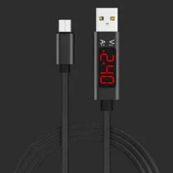 2x USB C кабель, QC 3,0 Schnell Ladespannung und Strom или Geflochten 5 в 1 м - Цвет: BlackandRed