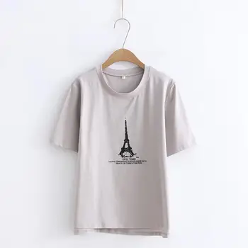 

Funny Cartoon Printed T Shirt Women Short Sleeve Style T Shirt Cotton O-neck