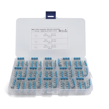 

60 PCS 221-213 Wire Kit Quick Disconnect Wire Terminal