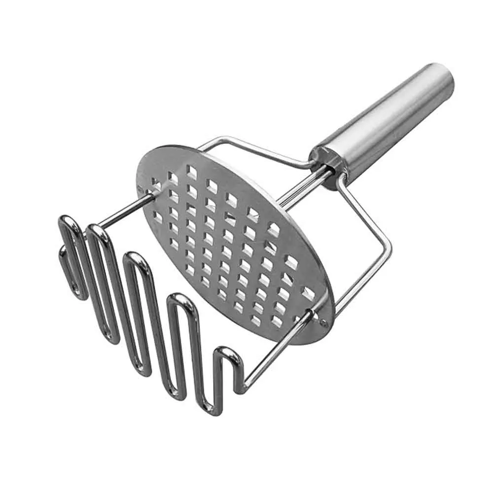 

Upgrade Style Potato Masher/Pusher Stainless Steel Potatoes Fruit Vegetable Tools Press Crusher Smooth Mashed