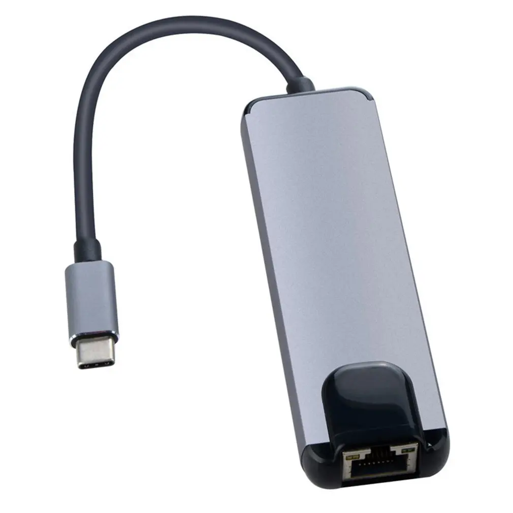 5 в 1 концентратор USB Type C Hdmi 4K USB C концентратор для Gigabit Ethernet Rj45 Lan адаптер для Mac book Pro Thunderbolt 3 USB-C зарядное устройство