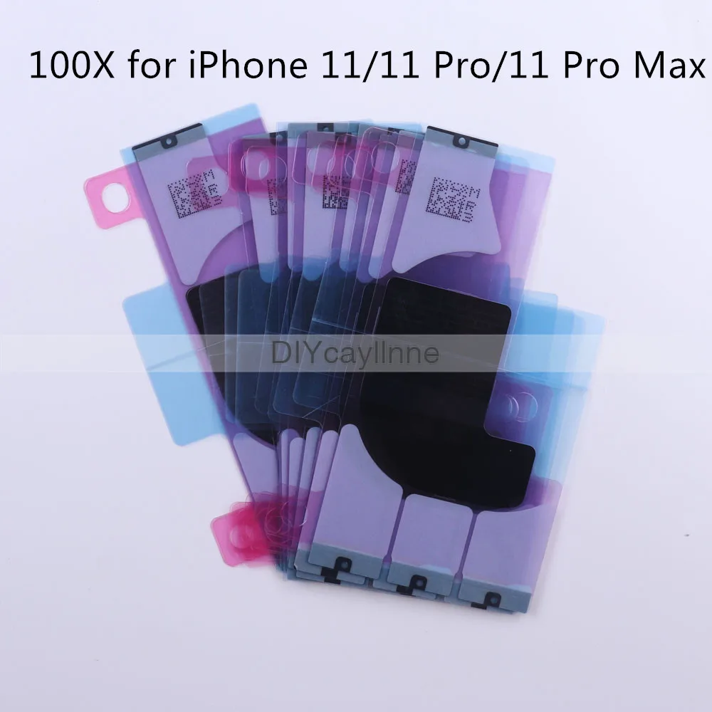 100 шт. клейкие ленты для iPhone 11 Pro Max  Мобильные телефоны и | Шлейфы для мобильных телефонов -1005001361738004