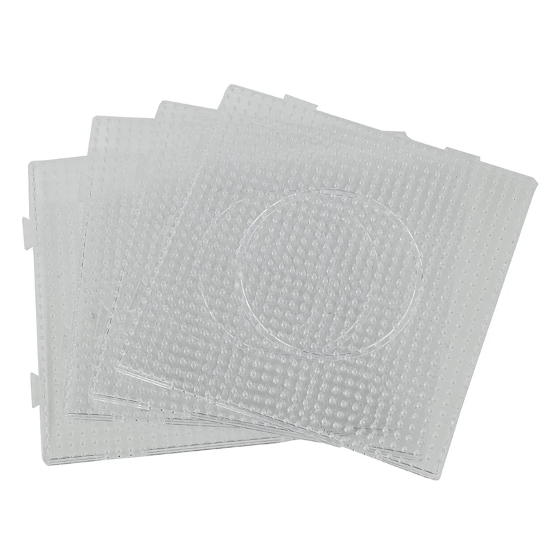 Papel de Engomar Cores Caixa Conjunto Hama Contas Brinquedos 5mm Fusível Educacional Crianças Faça Você Mesmo Tamanho Grande Pegboard Folhas 48 4 Cheap Quebra-cab.