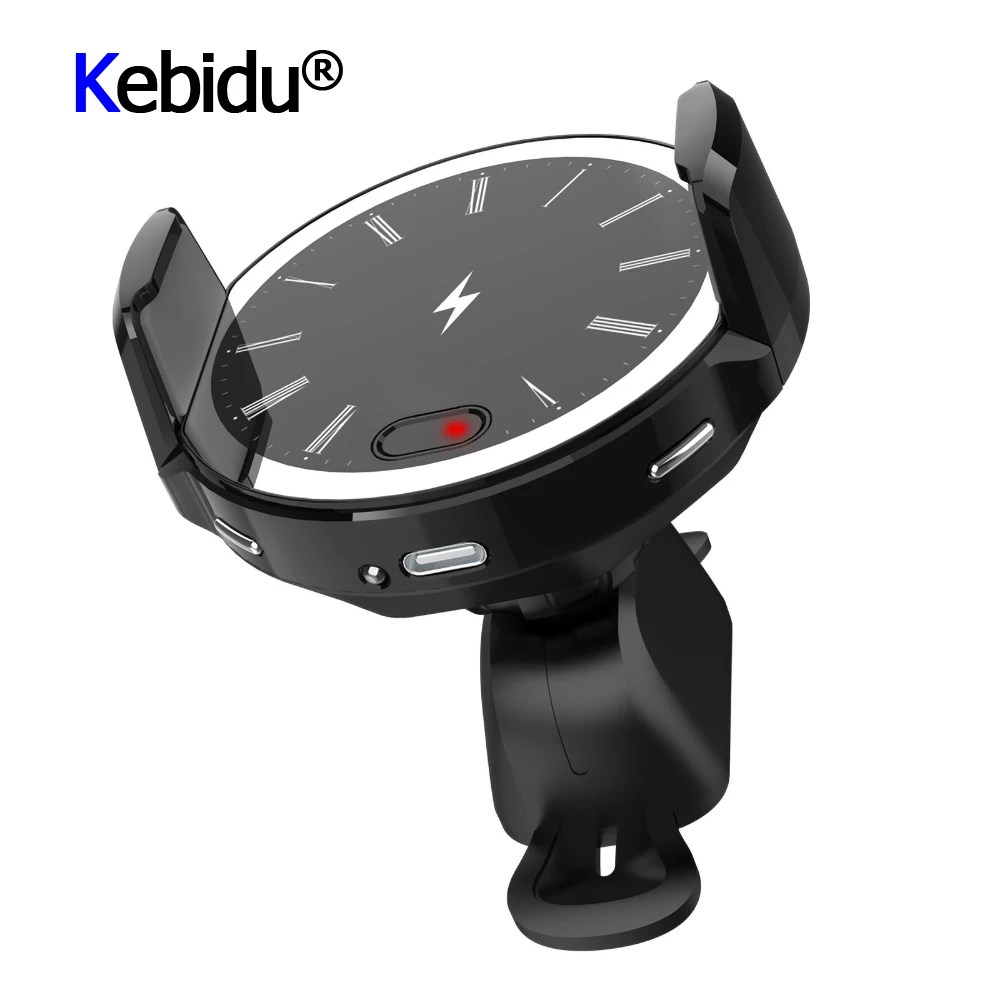 

Wireless Car Charger Phone Charger Smart Sensor Automatic Clamping Car Holder Mount Fast Phone Wireless Charging 10W For Phone