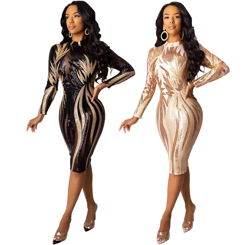 

2020 New Summer Women Fashion Casual High Quality Dress Famele Elegant Night Club Style Loose Plus Size Dresses Ladies Dress