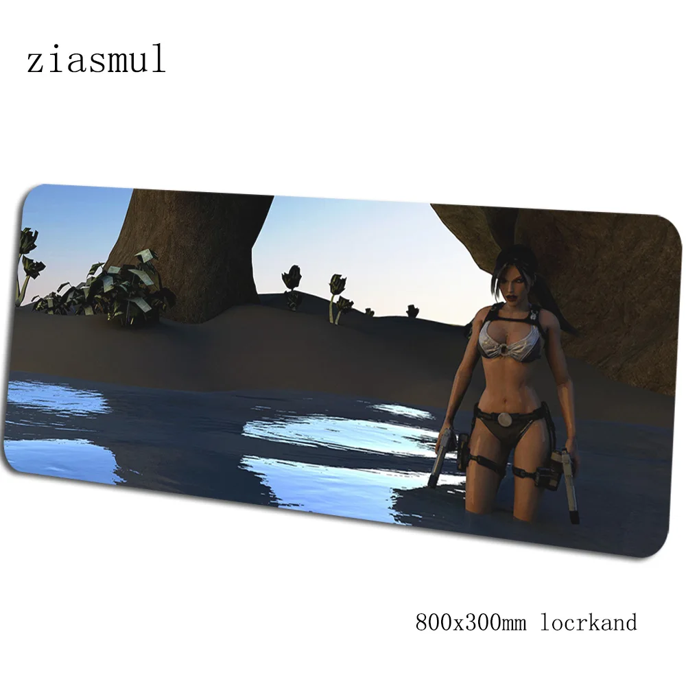 Tomb raider padmouse 80x30 см игровой коврик для мыши Индивидуальный Коврик для мыши геймер компьютерный стол мальчик подарок коврик notbook mousemat pc - Цвет: pattern 11
