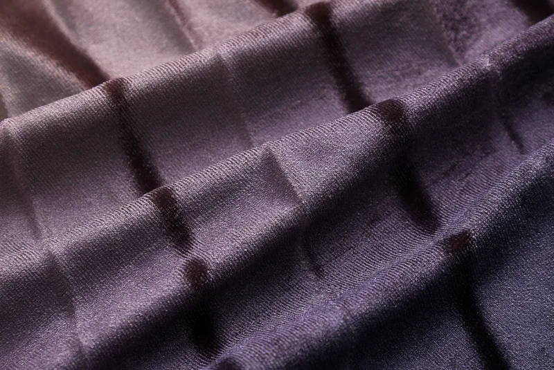 Qooth новые юбки Осень Зима Высокая талия обтягивающие женские бархатные юбки плиссированные юбки QH1989